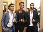 Famosos inauguração Hugo Boss