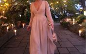 Jennifer Lawrence com o vestido.