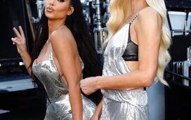 Kim Kardashian e Paris Hilton juntas pelo bumbum da rainha das selfies