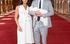 Aqui estão elas! As primeiras fotos do príncipe com os pais Meghan e Harry