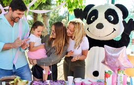 Bárbara Norton de Matos e ex-marido juntos pela filha Flor