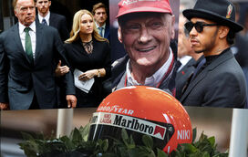 Emoção e dor! Schwarzenegger e Lewis Hamilton entre as centenas no último adeus ao ex-piloto Niki Lauda