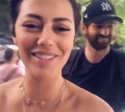 Mais sensual que nunca, Sofia Ribeiro namora no Vietname