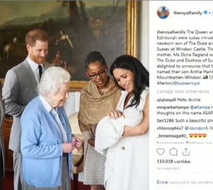 Acabou o segredo! Archie Harrison é o nome do bebé Sussex