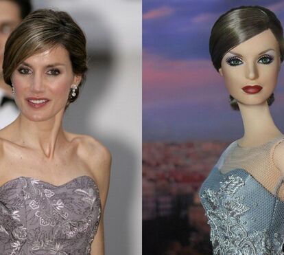 As várias bonecas produzidas à imagem da rainha Letizia de Espanha