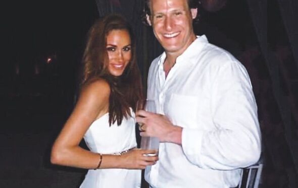 Meghan Markle e o ex-marido.