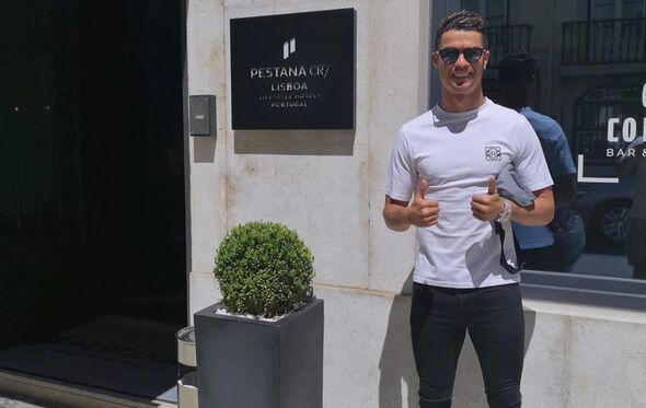 Cristiano Ronaldo está com Georgina Rodríguez em Lisboa
