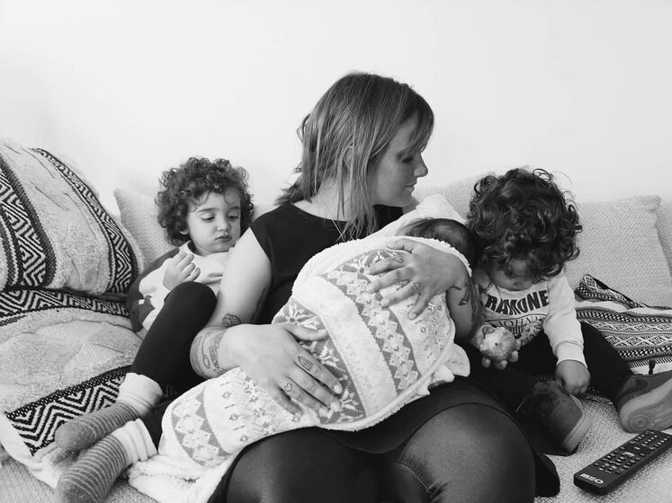 Carolina Deslandes, filhos, família