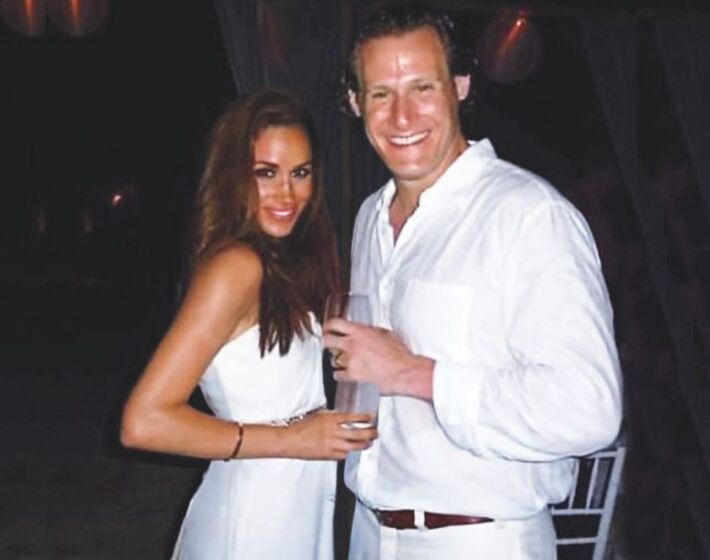 Meghan Markle e o ex-marido.
