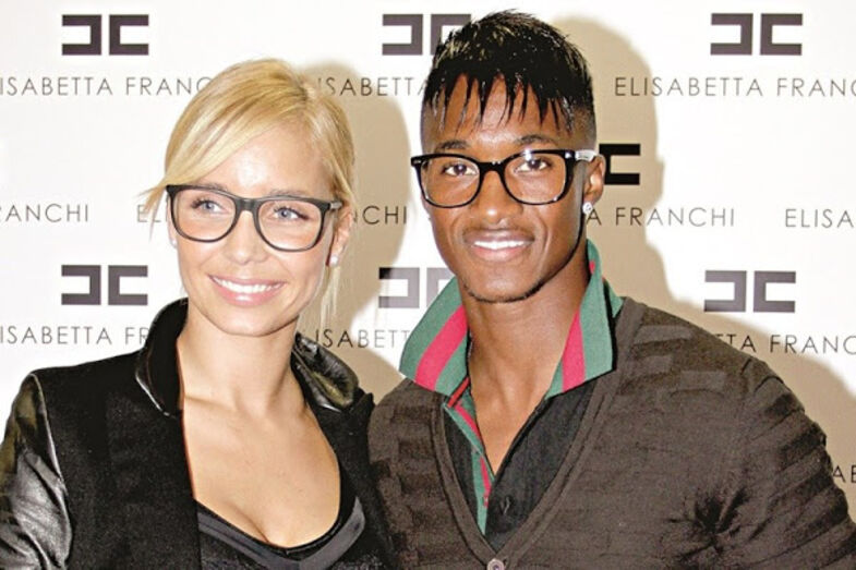 Yannick Djaló e Luciana Abreu quando ainda eram casados. 