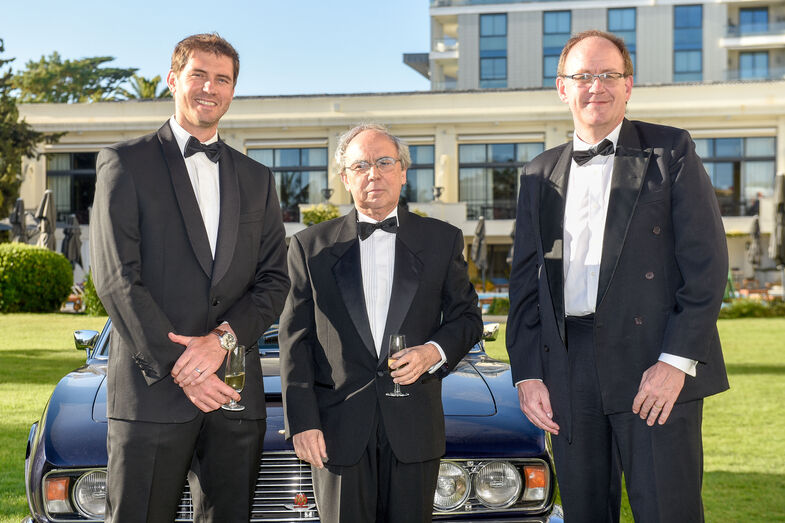 O vice Embaixador inglês Ross Matthews e o Embaixador Inglês Chris Sainty