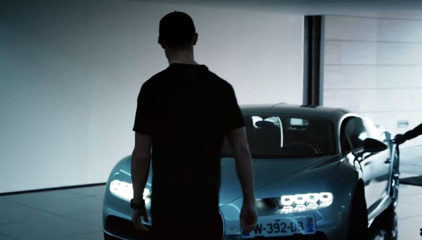 cristiano ronaldo, bugatti, carro