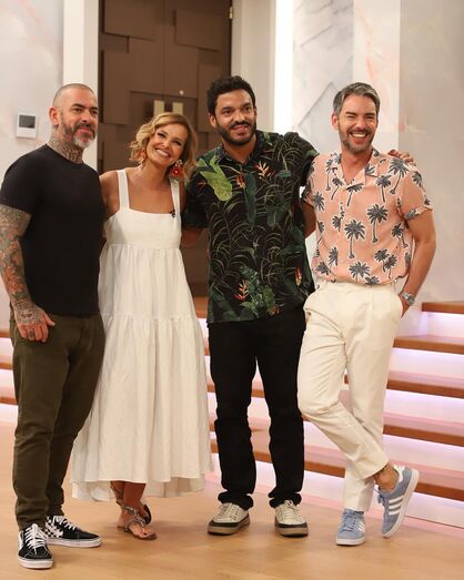 Cristina Ferreira, Enrique Fogaça, Cláudio Ramos, Thiago Castanho
