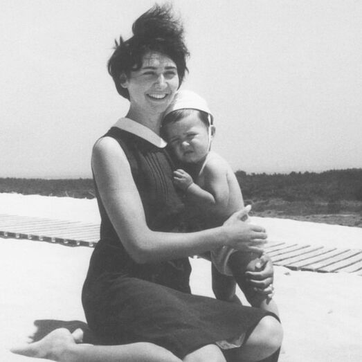 Miguel Vieira com a mãe