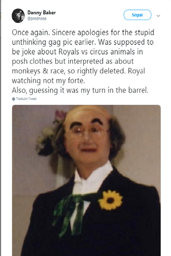 Danny Baker, BCC, bebé real
