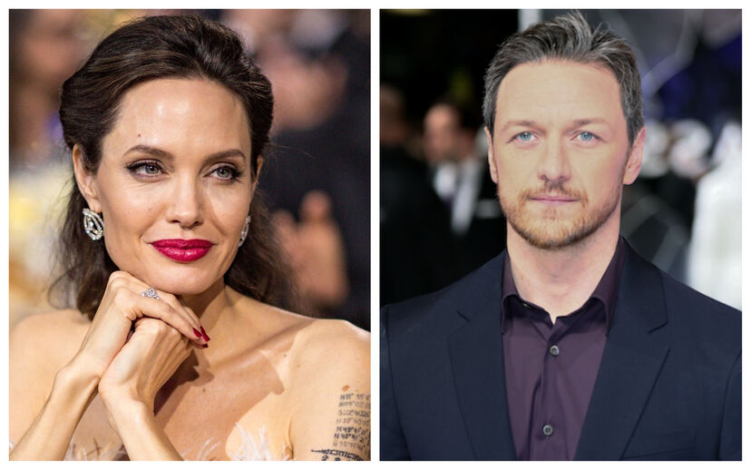 Angelina Jolie e James McAvoy