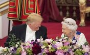 trump, família real britânica