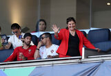 georgina rodriguez, dolores aveiro, cristianinho, elma, portugal, liga das nações