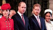 William, Harry , Meghan e Kate