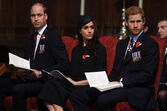 William, Harry , Meghan e Kate