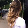 Half up & half down