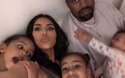 Kim Kardashian, Kanye West, filhas