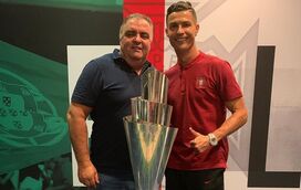 Cristiano Ronaldo brinca com o padrasto: "É o parceiro que trata da minha cota"