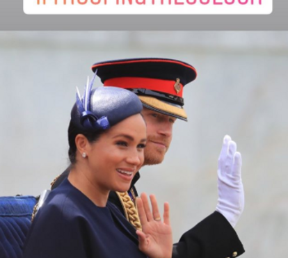 Meghan Markle junta-se à família real no primeiro ato oficial depois da gravidez