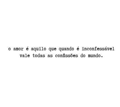 O amor é...