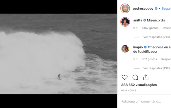 Luana Piovani, Anitta (comentários instagram)