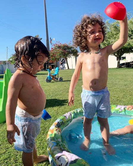 Carolina Deslandes, filhos