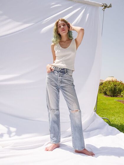 Street Style baggy jeans