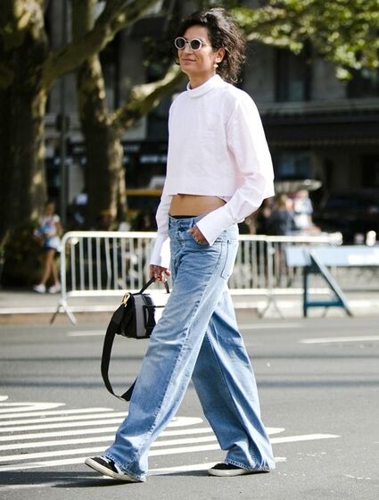 Street Style baggy jeans