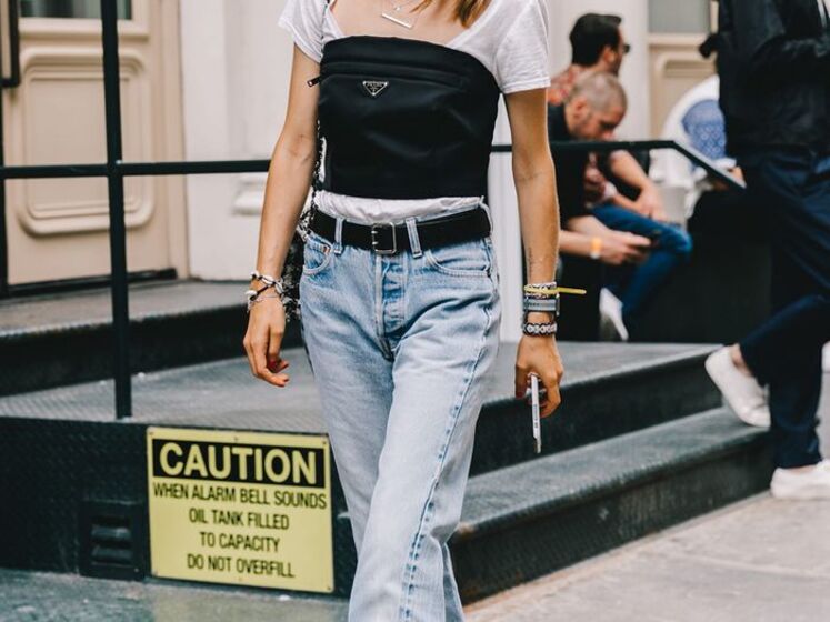 Street Style baggy jeans