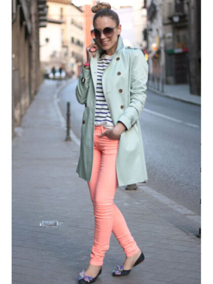 Street Style ganga em tons pastel