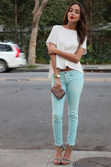 Street Style ganga em tons pastel