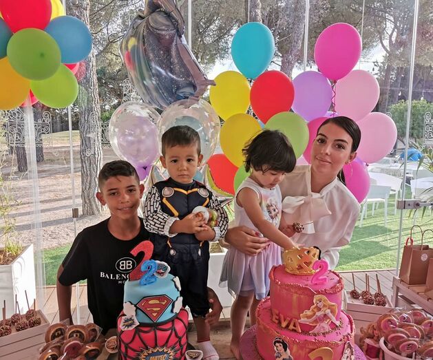 Georgina Rodríguez, Cristiano Ronaldo, festa de aniversário de Eva e Mateo