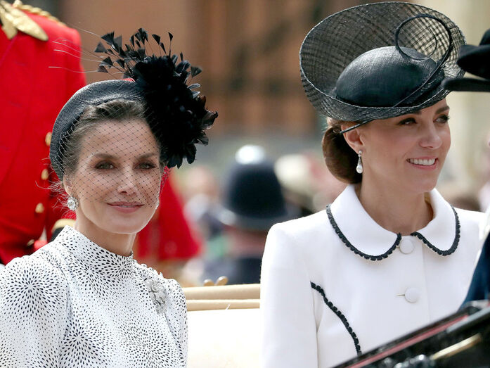 Kate Middleton e Letizia de Espanha