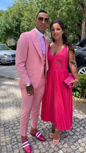 Cédric Soares, Filipa Brandão, casamento, Ricardo Quaresma, Daphne