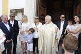 Baptizado de neto de Carlos Lopes