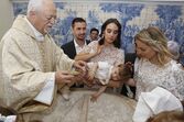 Baptizado de neto de Carlos Lopes