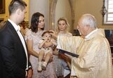 Baptizado de neto de Carlos Lopes
