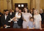 Baptizado de neto de Carlos Lopes