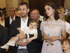 Baptizado de neto de Carlos Lopes