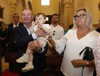 Baptizado de neto de Carlos Lopes