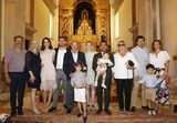 Baptizado de neto de Carlos Lopes