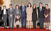 Plácido Domingo e a família