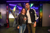 Pedro Fernandes com a mulher Rita