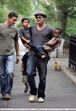 Brad Pitt e Angelina Jolie e a família