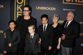 Brad Pitt e Angelina Jolie e a família